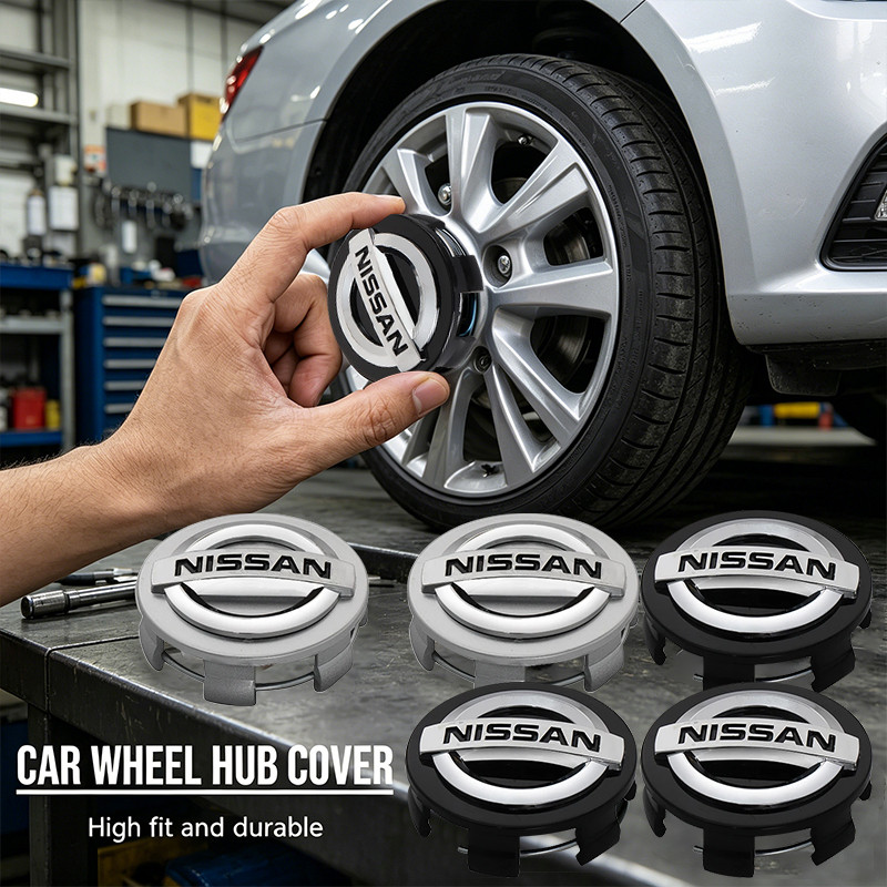 4 Pçs Antigo 60mm Centro Da Roda Do Carro Hub Tampa Emblema Accessor Para Nissan Nismo GTR Qashqai Sentra Versa Almera X