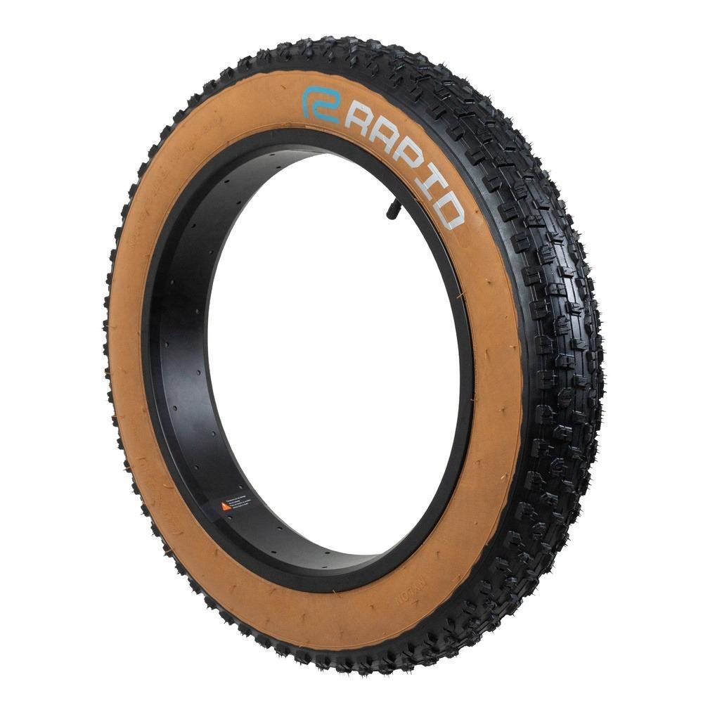 Pneu Fat Bike 20x4.0 Kevlar 60 TPI LY159 Rapid Tanwall