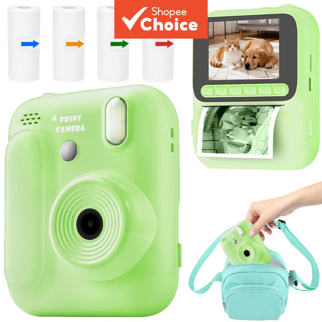 Câmera Instantânea Infantil, Câmera Digital, Presente de Aniversário para Crianças, Câmera Digital Infantil com