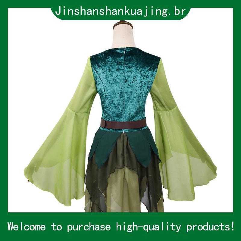 Fantasia de Performance de palco de Natal de Halloween The Wizard of Oz Magic Elf Dress Costume