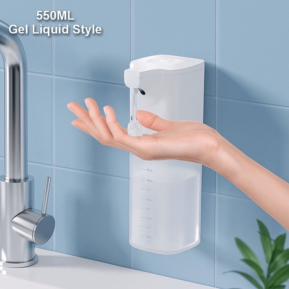 Dispensador Digital Automática Saboneteira Inteligente Sensor de Mão Sabão Recarregável Sabonete Líquido Detergente 1553