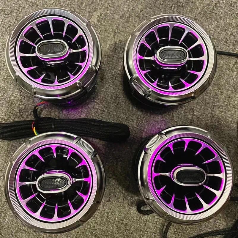 Ventiladores De Ar Condicionado Para Jeep Wrangler JK , Aberturas Turbina , Peças Automotivas , Decoração De Carro
