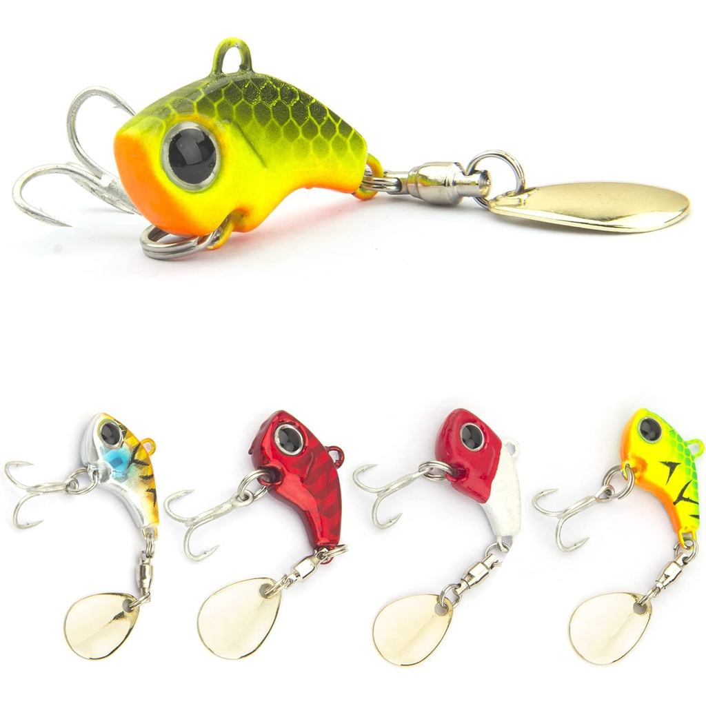 Fishing Lures VIB Tail Spinners Bait Metal Sinking Lures Fishing Jigs Blade Baits Bass Crankbait Fishing Spinner Blade f