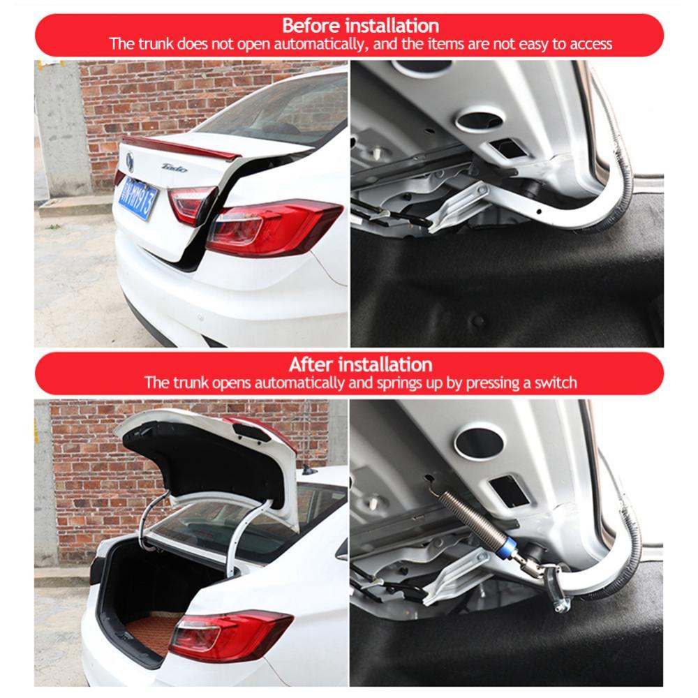 TKEY Tampa Da Bota Do Carro , Mola De Elevação , Dispositivo Porta-Malas , Acessórios Levantador Ferramenta De Abertura