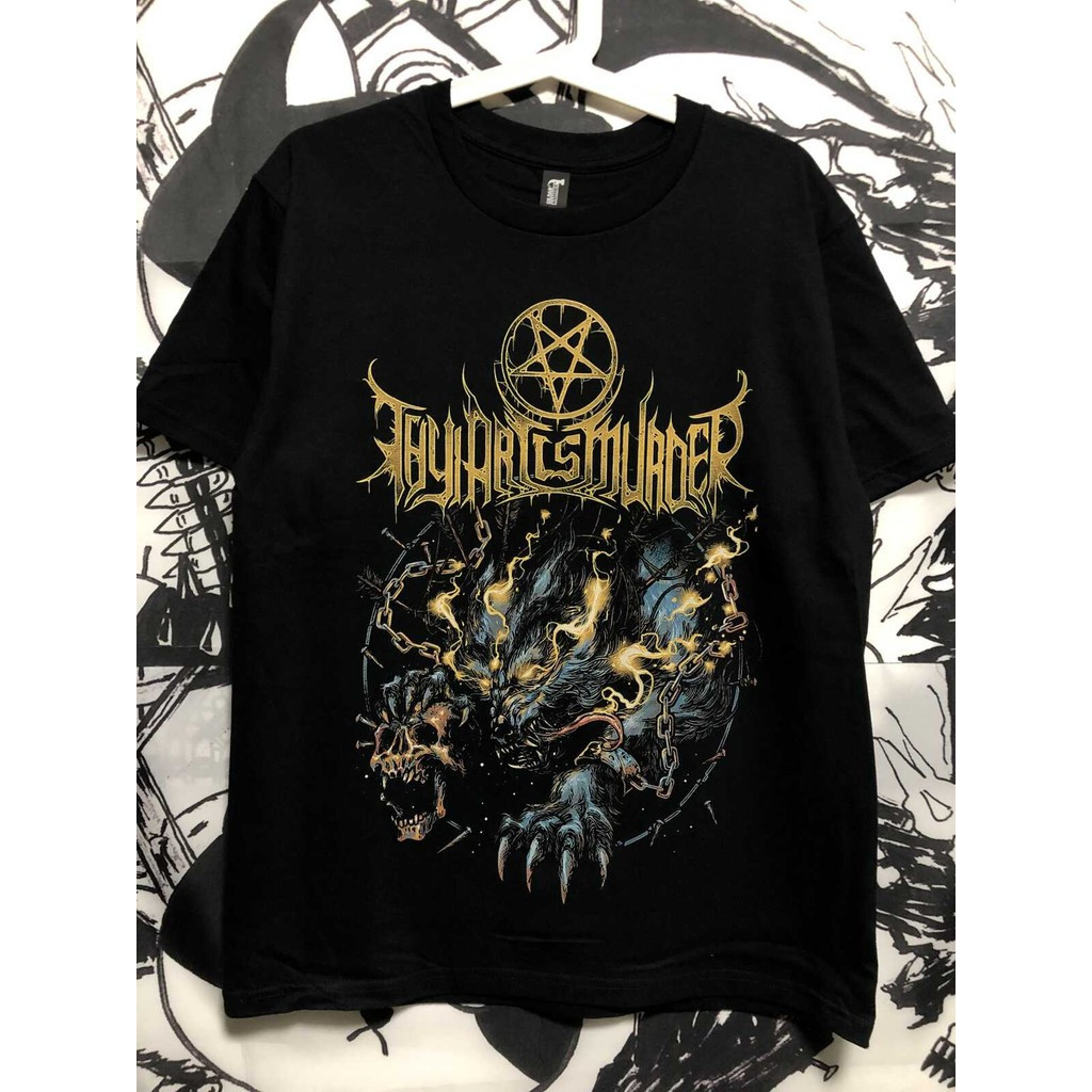 [Premium em Algodão Puro]SG Music.Soul Camiseta Unissex Thy Art Is Murder Deathcore Australiano Brutal Fãs 100% Algodão