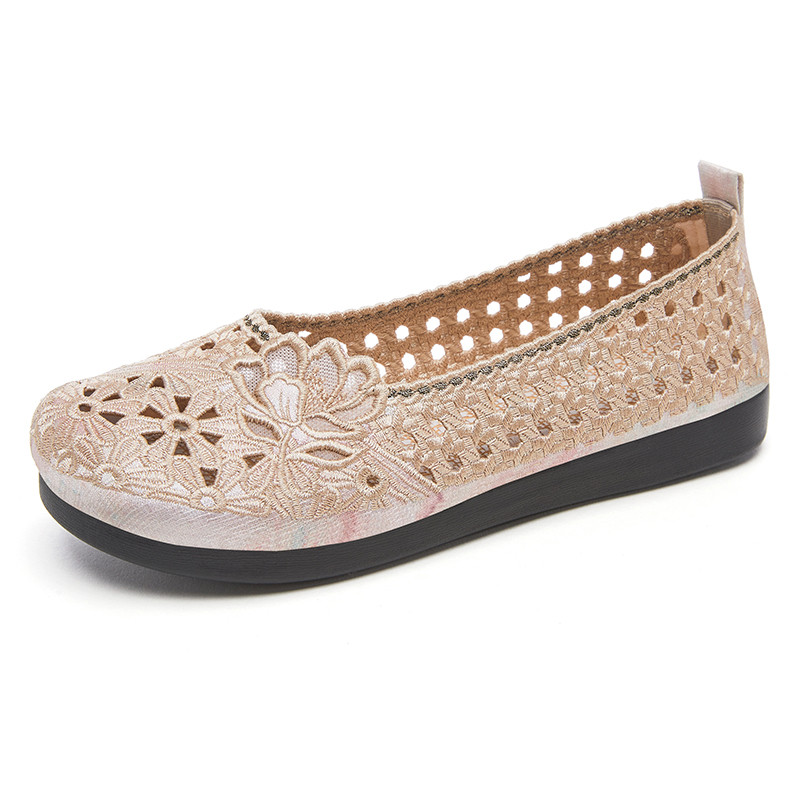 Sapatos femininos de sola macia não cansado All-Match respirável Hanfu sapatos velhos pequim sapatos de pano feminino mã