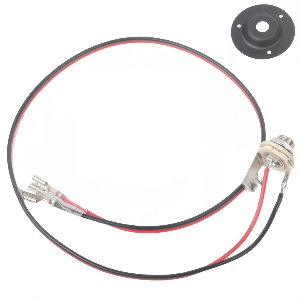 Fiação para Caixa de Som de Guitarra 1x12 - Conector Mono de 1/4" + Terminal - Kit DIY para Gabinete com Conector de Áud