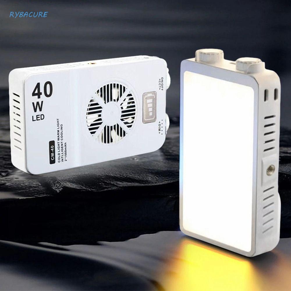 Lâmpada Portátil Para Selfie RYBACURE , Potência De 40 W Com Luz De Preenchimento Ventilador , Painel De Beleza LED FX 8