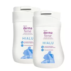 Kit 2 Sabonete Líquido Íntimo Dermafeme Hialu 100ml