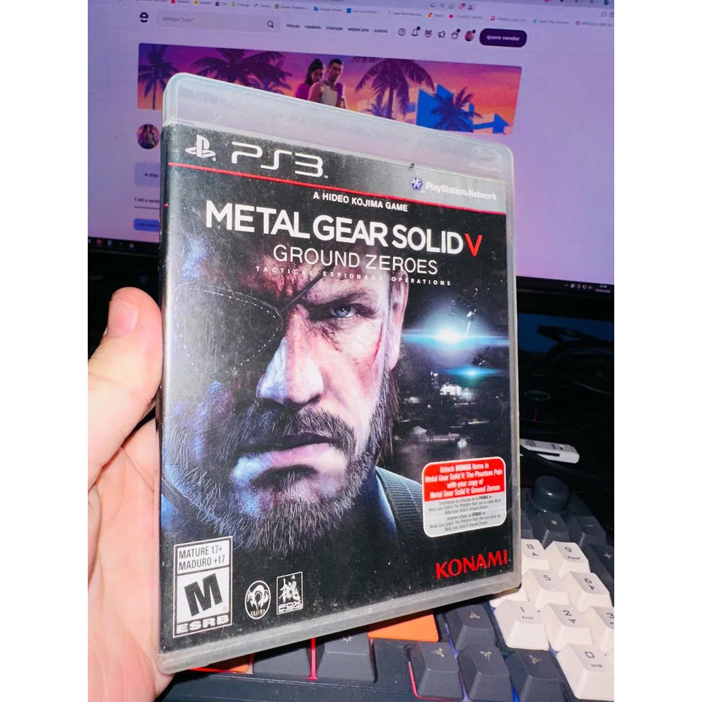Jogo Metal Gear Solid V: Ground Zeroes Playstation 3