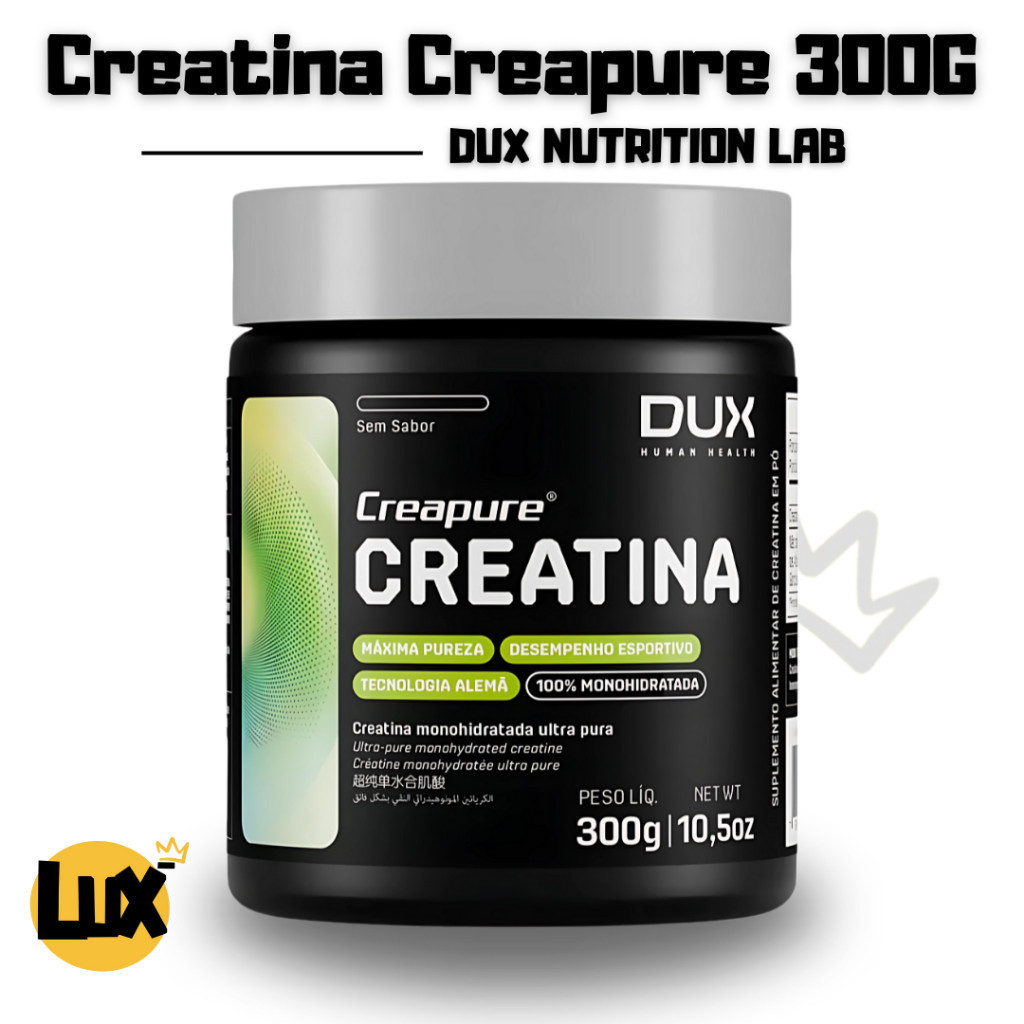 Creatina 100% Creapure® Dux 300g Sem Sabor - ENVIO IMEDIATO - A Forja