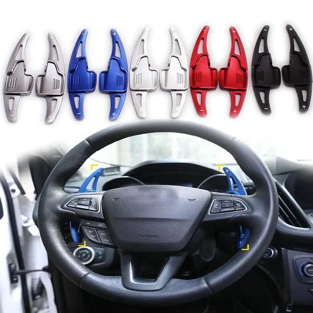 Pá De Mudança Para Ford Puma Ecosport Foco Titânio ST Wagon Kuga EcoBoost Volante Do Carro Shift Paddle Shifter Extensão