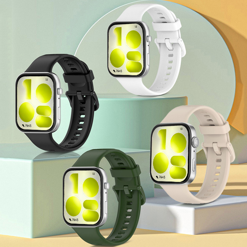 Pulseira para HUAWEI WATCH Fit 5/5 Pro/4/4 pro/3 Ajustável de Silicone