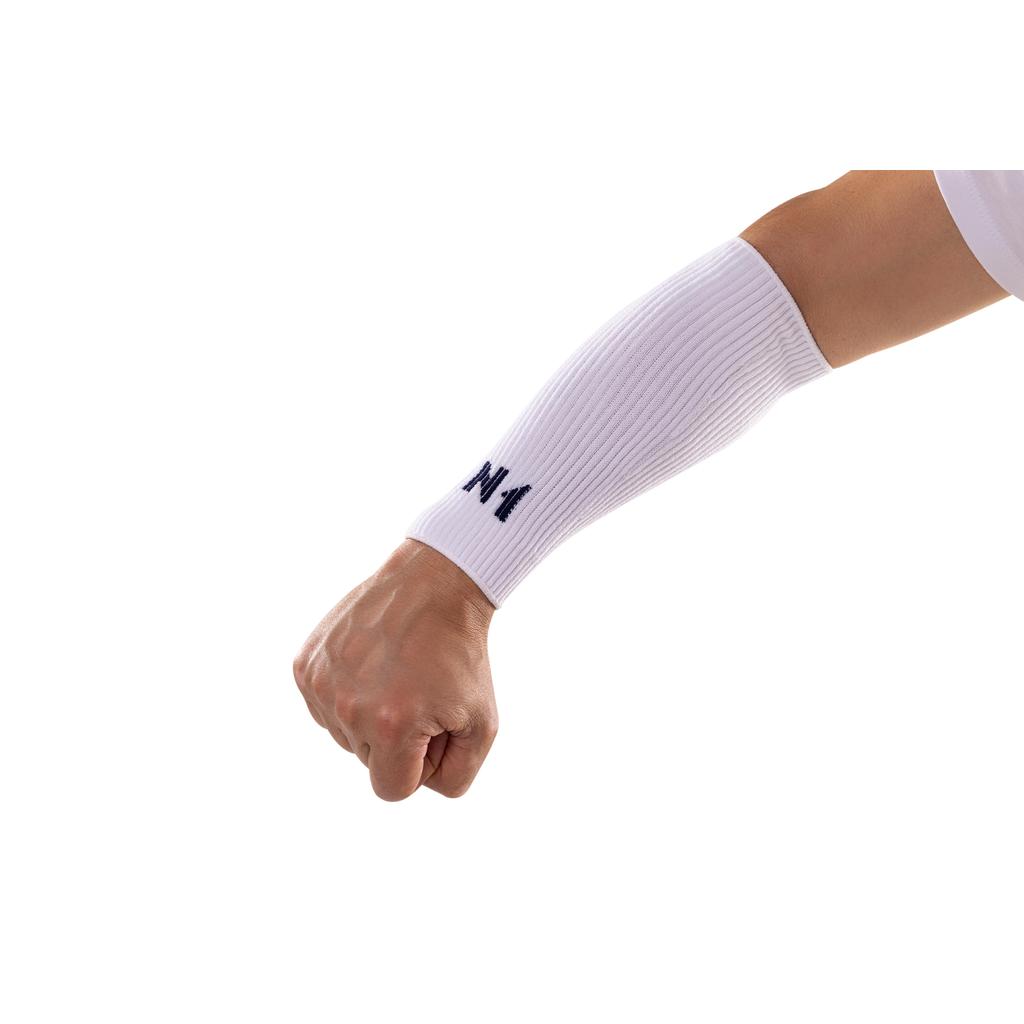 Protetor De Antebraço Slide Branco Gg Proteção Impacto Resistência Uso Esportivo N1 Sport