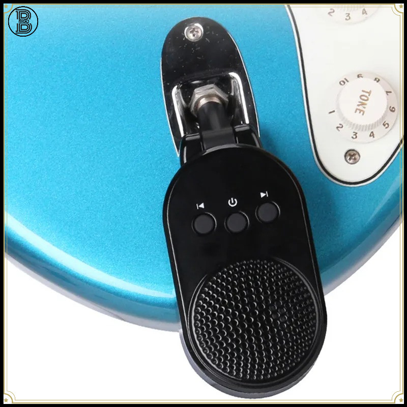 Amplificador De Baixo De Guitarra Elétrica 5V 5W Portátil Mini Gravador De Alto-Falante Acessório De Instrumento Multifu