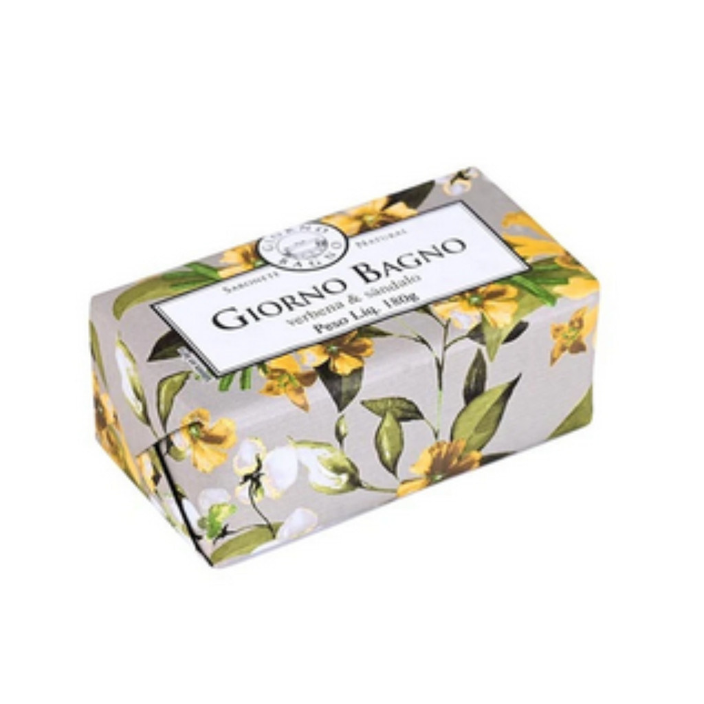 SABONETE EM BARRA GIORNO BAGNO VERBENA E SANDALO 180G SANOL 9866
