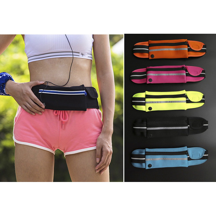 Give Back Oferta Especial Maratona Bolsa de Cintura Invisível Running Fit