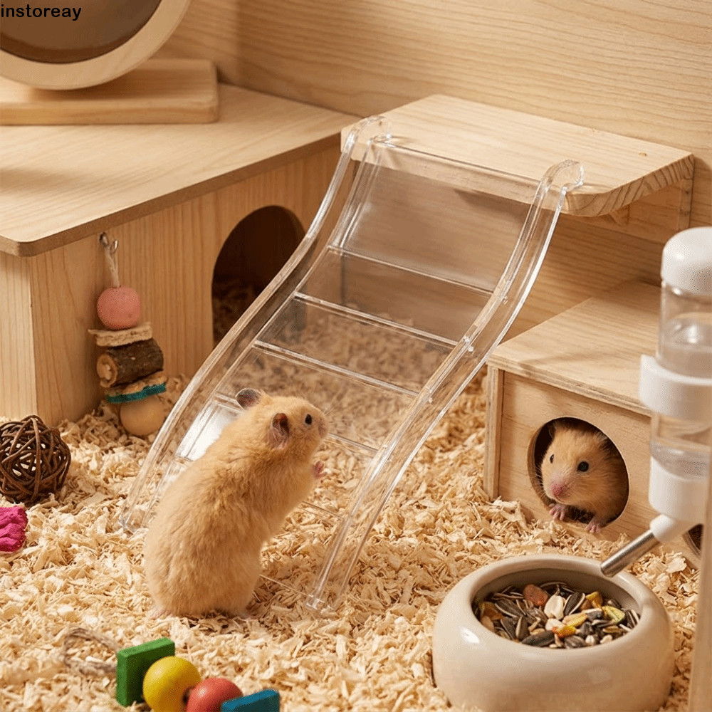 Escada De Ouriço INSTOREAY , Escalada Colorida Interativa De Hamster , Brinquedo Em Forma De Onda