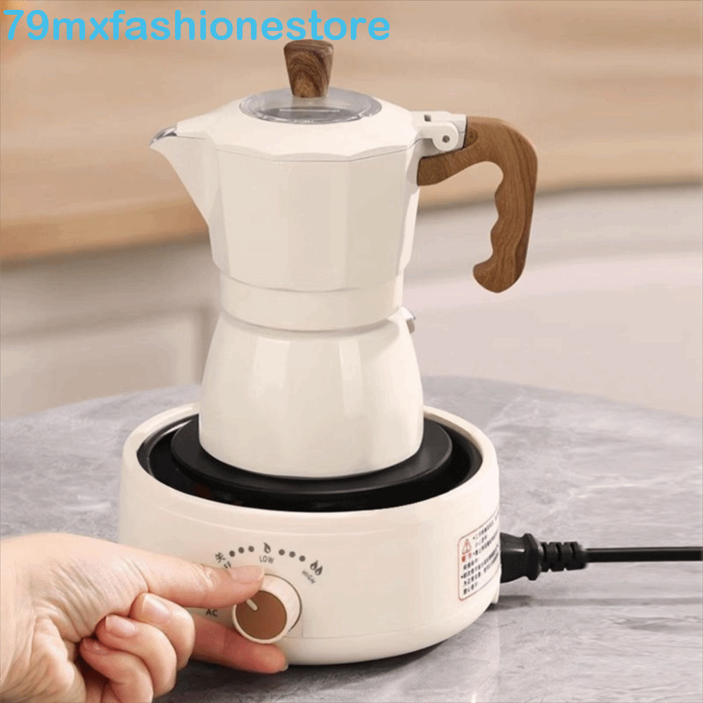 Fogão Elétrico MXFASHIONESB , Aquecedor Universal Redondo Para Bule , Mini Queimador De Cafeteira Antiderrapante Silenci
