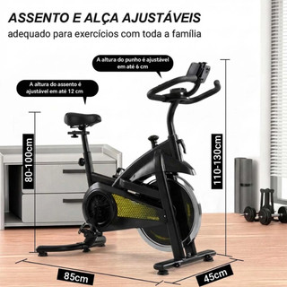 Bike Spinning Para Apartamento 150kg Bicicleta Ergométrica Mecânica 15kg Bicicleta Ergometrica Exercícios Profissional