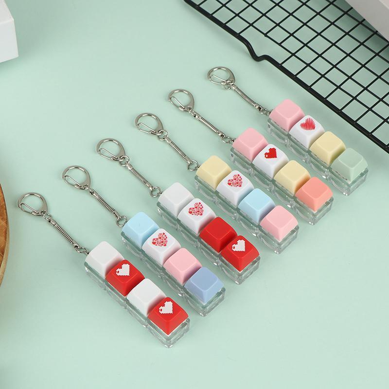 Decorador Teclado Mecânico Interruptor Chaveiro Conjunto Alívio Do Estresse Brinquedos DIY Pressionando Sensorial Para A
