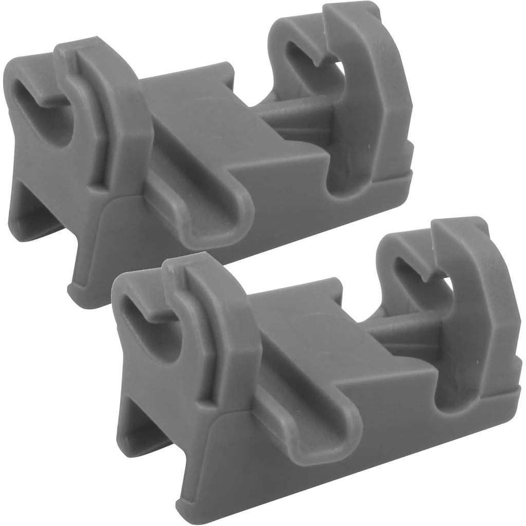 Conjunto de 2 Clipes de Fixação para Cesto de Lava-Louças MEG64438801, Compatível com Peças de Reposição para Lava-Louça