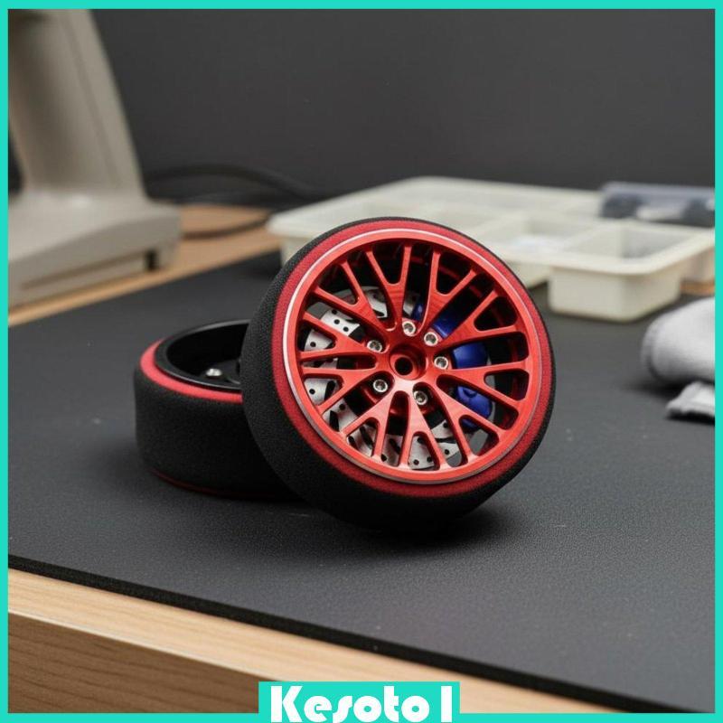 [Brkesoto1] Volante De Alumínio De Precisão CNC Para Carro Com Controle Remoto Acessórios De Carros RC