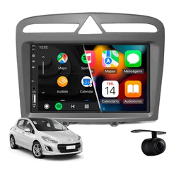 Central Multimídia Carplay Peugeot 308 2012 À 2015