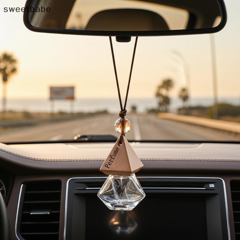 Difusor De Perfume Pendurado Para Carro De Vidro Vazio 1 Unidade Refrescar Aroma