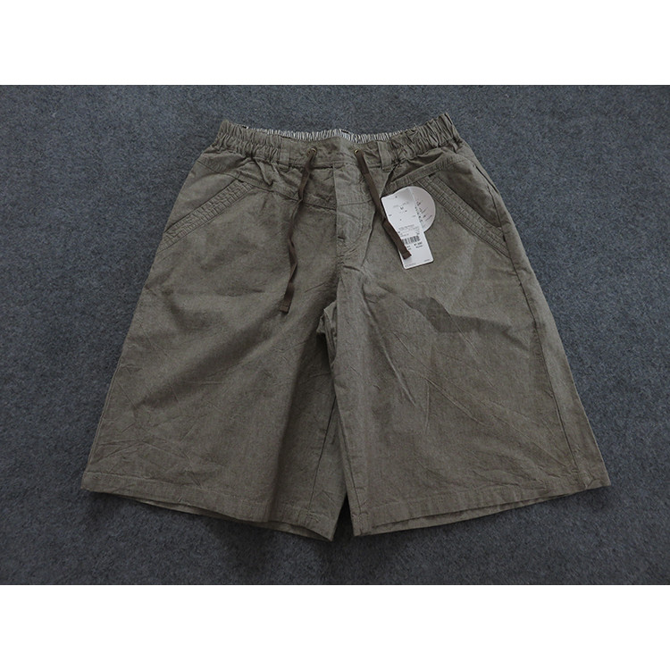 Shorts de comércio exterior feminino verão Casual calças de perna larga puro algodão cintura alta mais magro olhar a lin