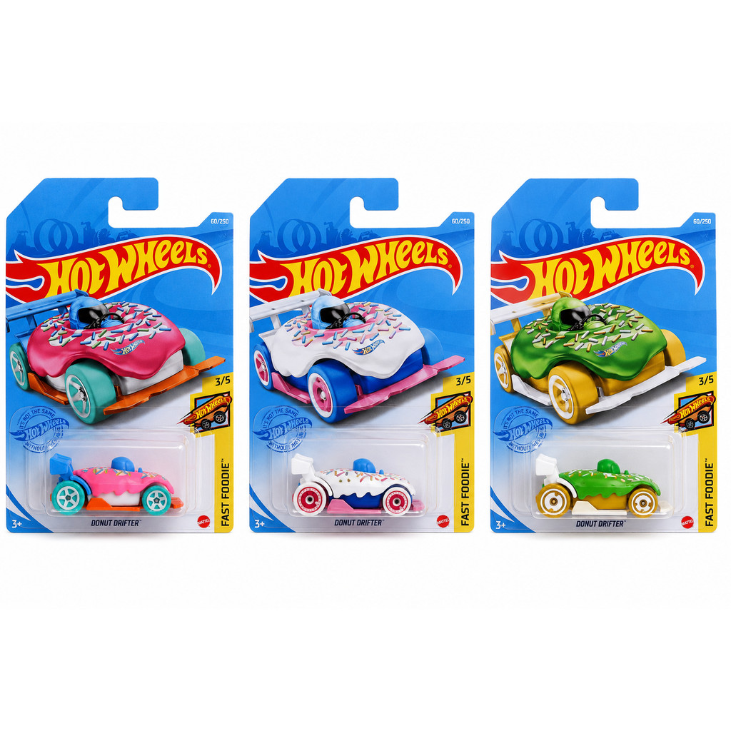 Donut Drifter Hot Wheels HW Miniatura 1:64