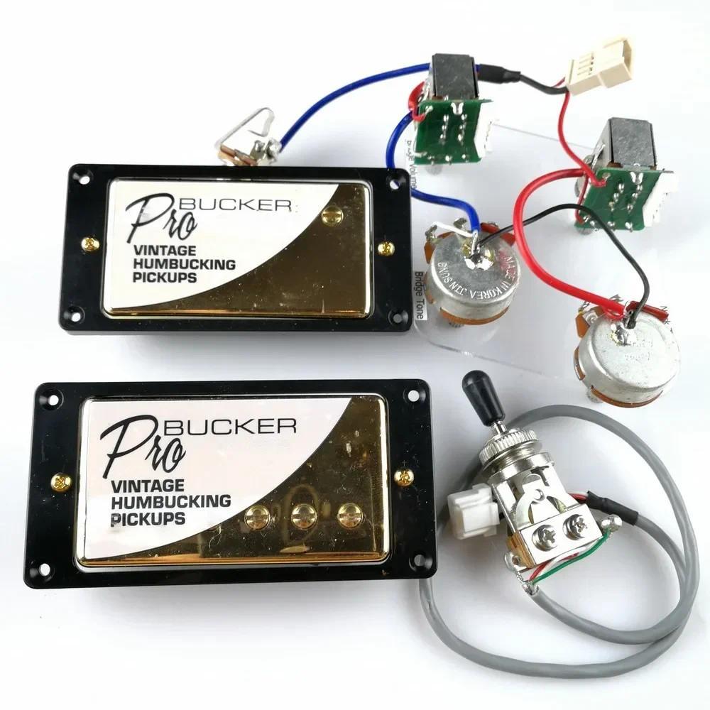 Captadores Humbucker De Guitarra Elétrica LP Padrão ProBucker Alnico Com Chicote De Fiação Pro Para Epiphone Capa Dourad