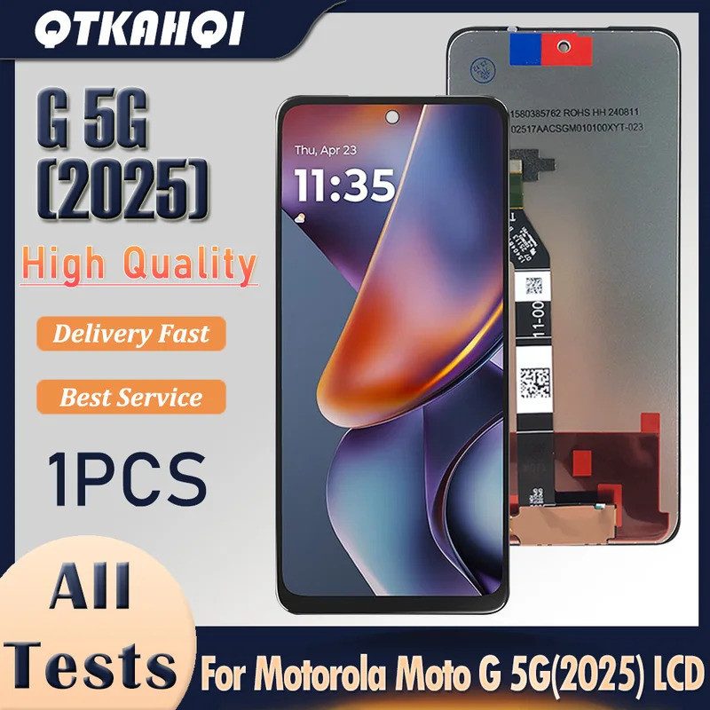 6.7 " Para Motorola Moto G 5G 2025 LCD XT2513V T2513-1 Display Tela De Toque Digitador Assembléia 2025 Substituição