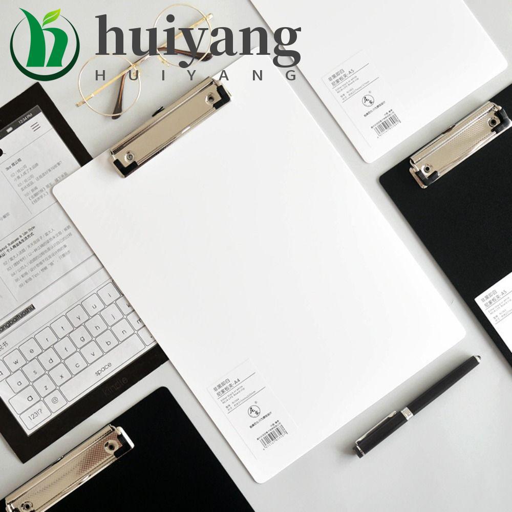 Prancheta De Escrita HUIYANG , Bloco De Folha Para Tablet A4 A5 A6 Pasta De Arquivo , Organizador De Papel Branco Preto