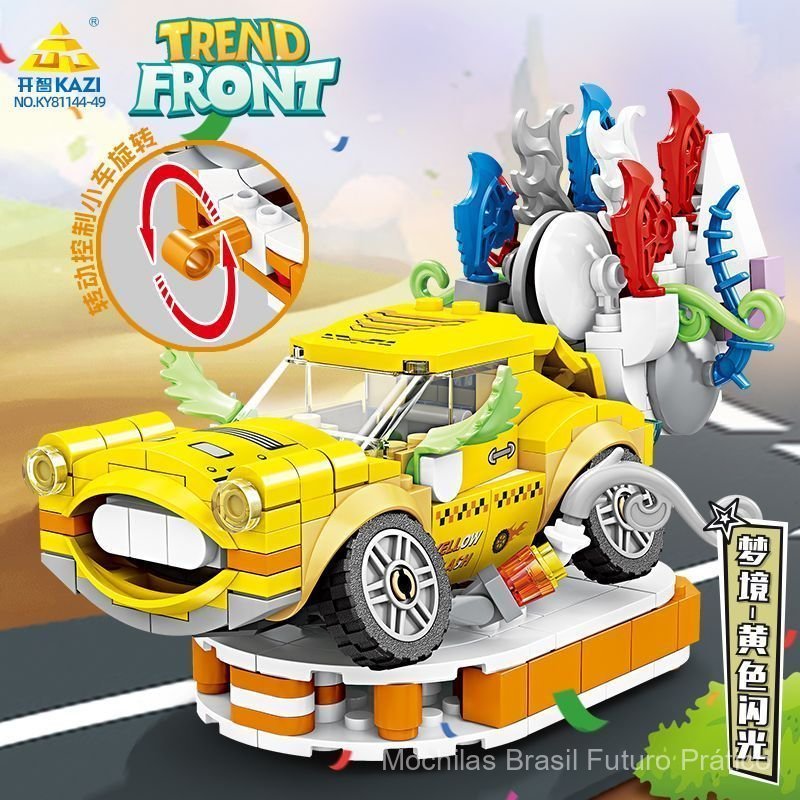 Blocos de Montar KaiZhi, Brinquedo Educativo para Crianças, Modelo de Carro para Meninos, Compatível com Lego, Carro de