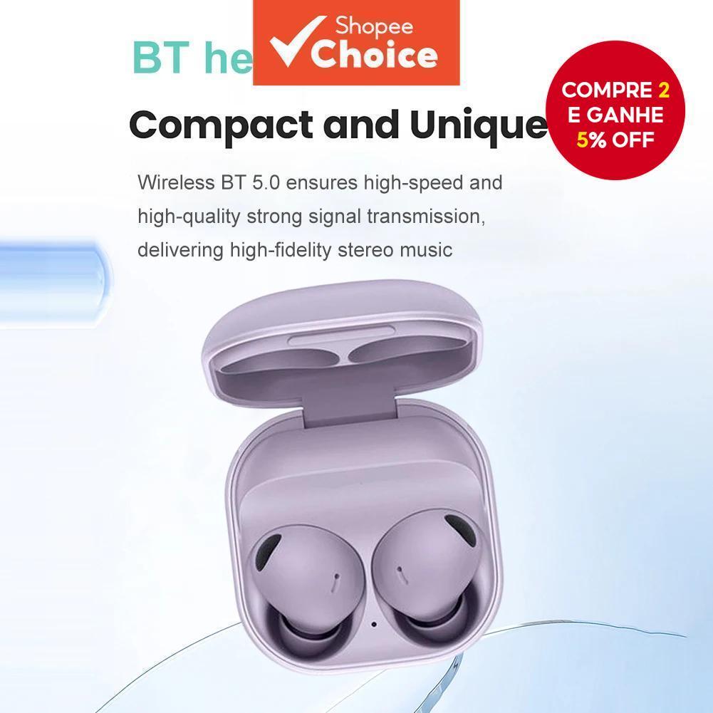 Fones de Ouvido Galaxy Buds2 Pro R510, Earbuds, Sem Fio, Bluetooth TWS, Cancelamento de Ruído Ativo (ANC), Áudio HiFi