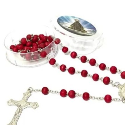 kit 03 Terços Perfumados Nossa Senhora Aparecida - Revenda