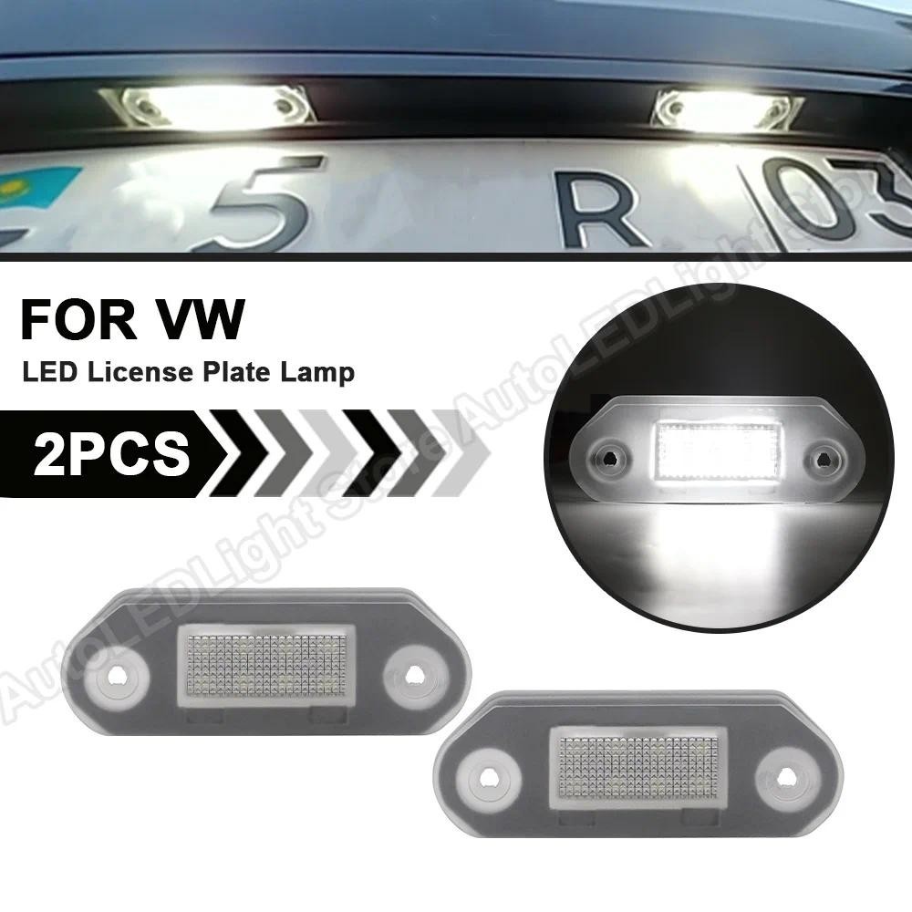 2PC LED Luz Da Placa De Licença Para VW Gol G3 Golf III 3 Variante Vento Cabrio Skoda Octavia MK1 Nenhum Erro Número Lig