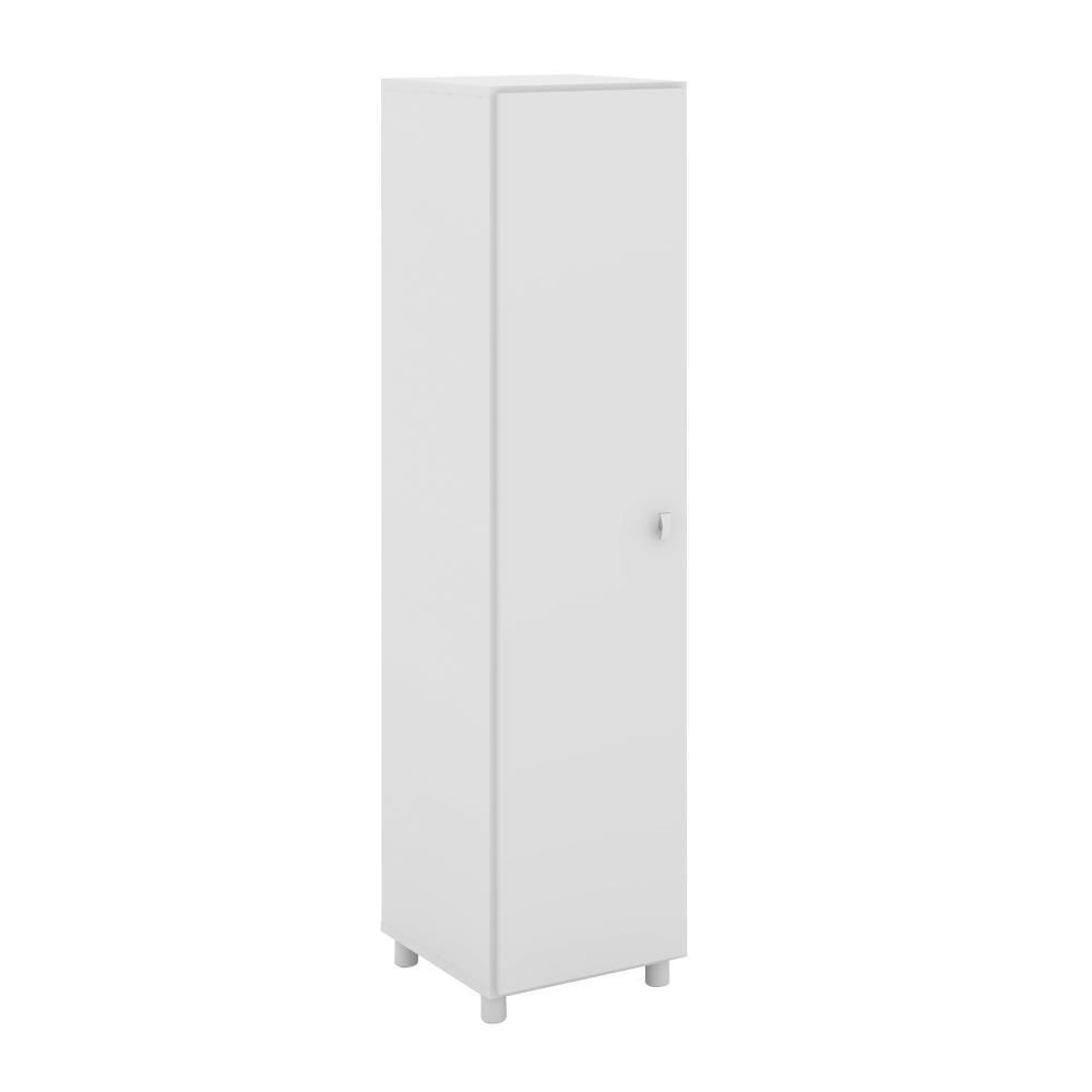 Armário Multiuso Lavanderia 1 Porta 2 Prateleiras AM3107 36cm Branco - Tecnomobili