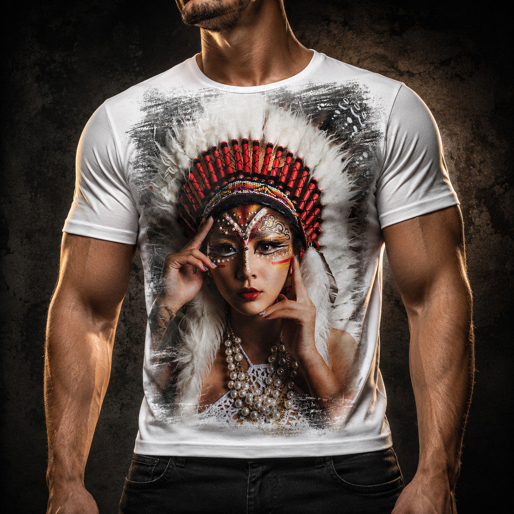 Camisa Camiseta Indio India Indigena Coka Apache 6