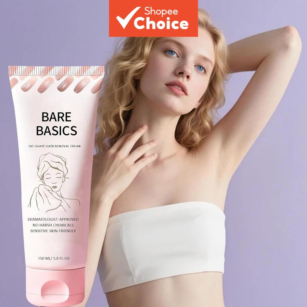Creme Depilatório Facial Suave para Bigode e Pelos Finos, Não Irritante
