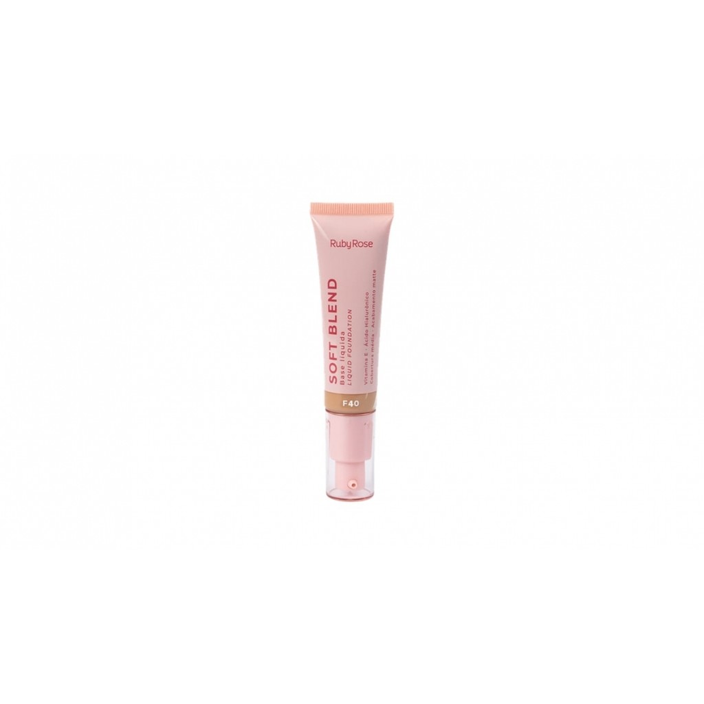 Ruby Rose Soft Blend F40 - Base Líquida 30g