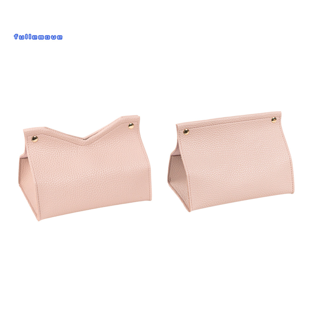Flexible Pvc Tissue Box Cover Waterproof Leather Holder – Easy Open Durable Anti-crack Design Simple Style Dispenser f