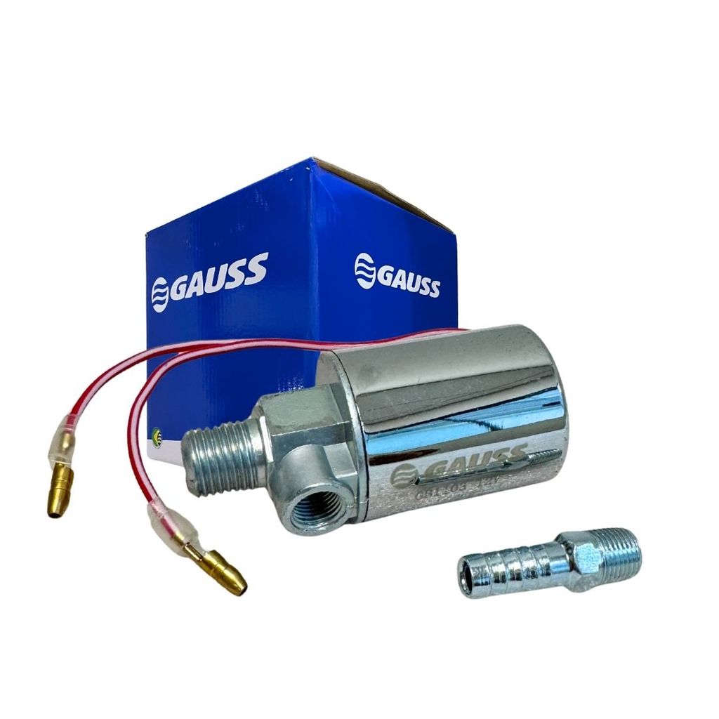 Válvula Elétrica Solenoide Buzina de Ar 12V Universal Carro Caminhão Moto Gauss GB1103