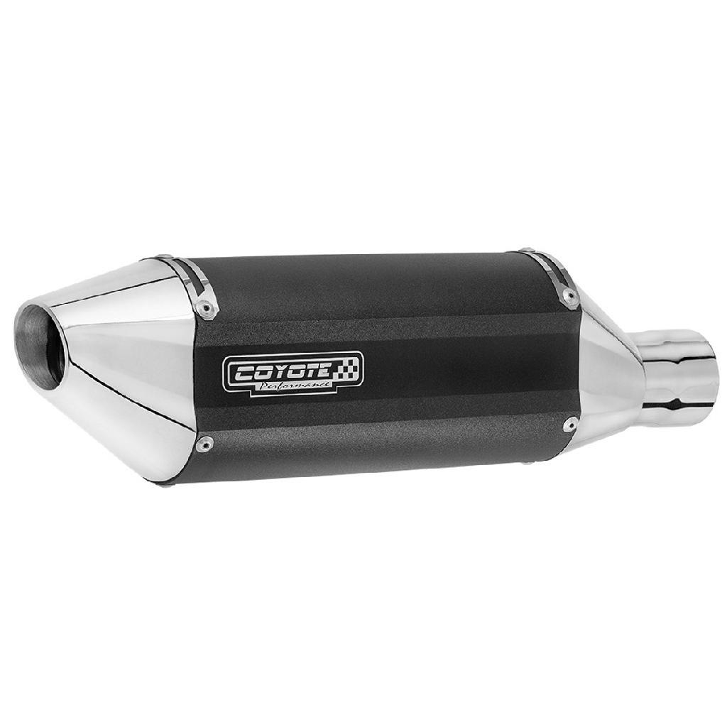 Escape / Ponteira + Coletor Inox Coyote Performance - XTZ Lander 250 ano 2010 em Diante - Yamaha - Preto - Mostruário