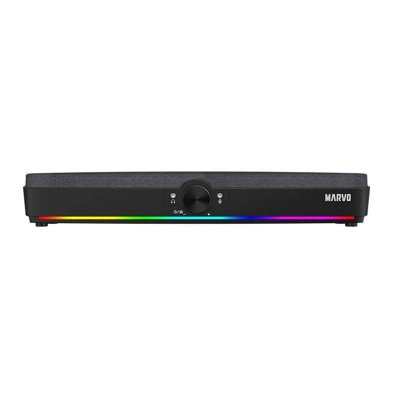 Caixa de Som Marvo SG-286, RGB, 5x2W RMS, Preto, SG-286-V2