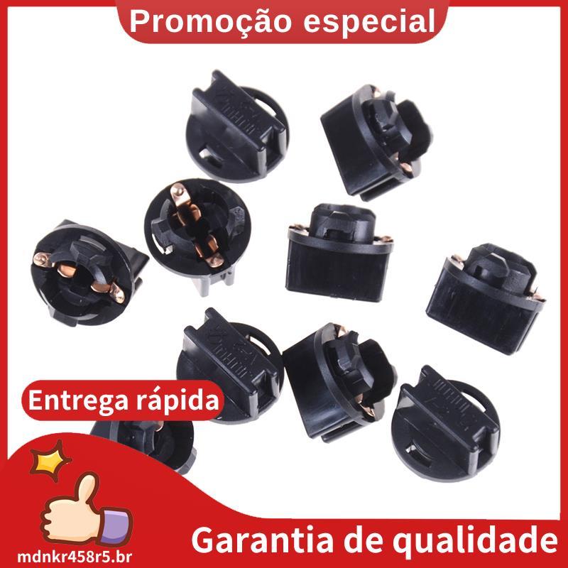 10 Peças T10 Soquete Painel De Instrumentos T10 W5W 168 192 194 Torção Bloqueio Cunha Bases Lâmpada Traço Plug . mdnkr45