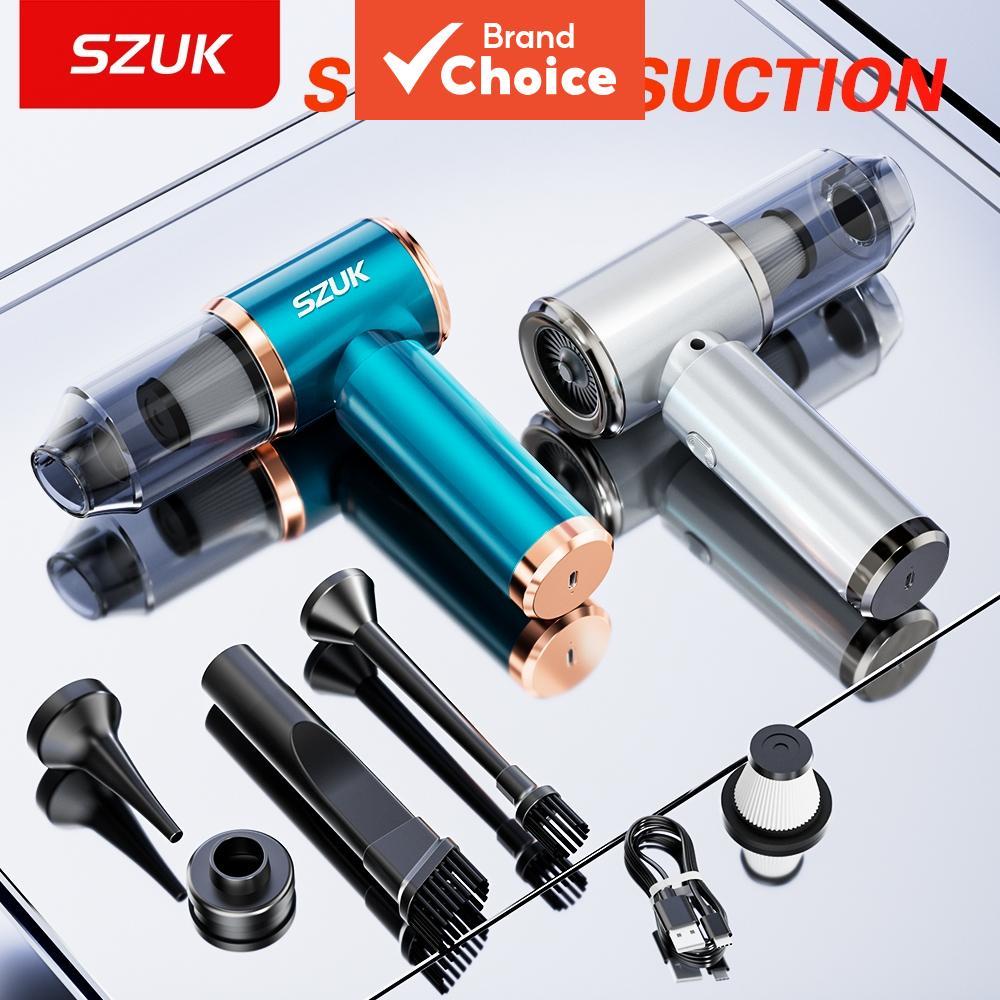 Aspirador de pó para carro SZUK 45W 8000Pa, sem fio, varredor de pó com forte sucção e máquina de limpeza compacta