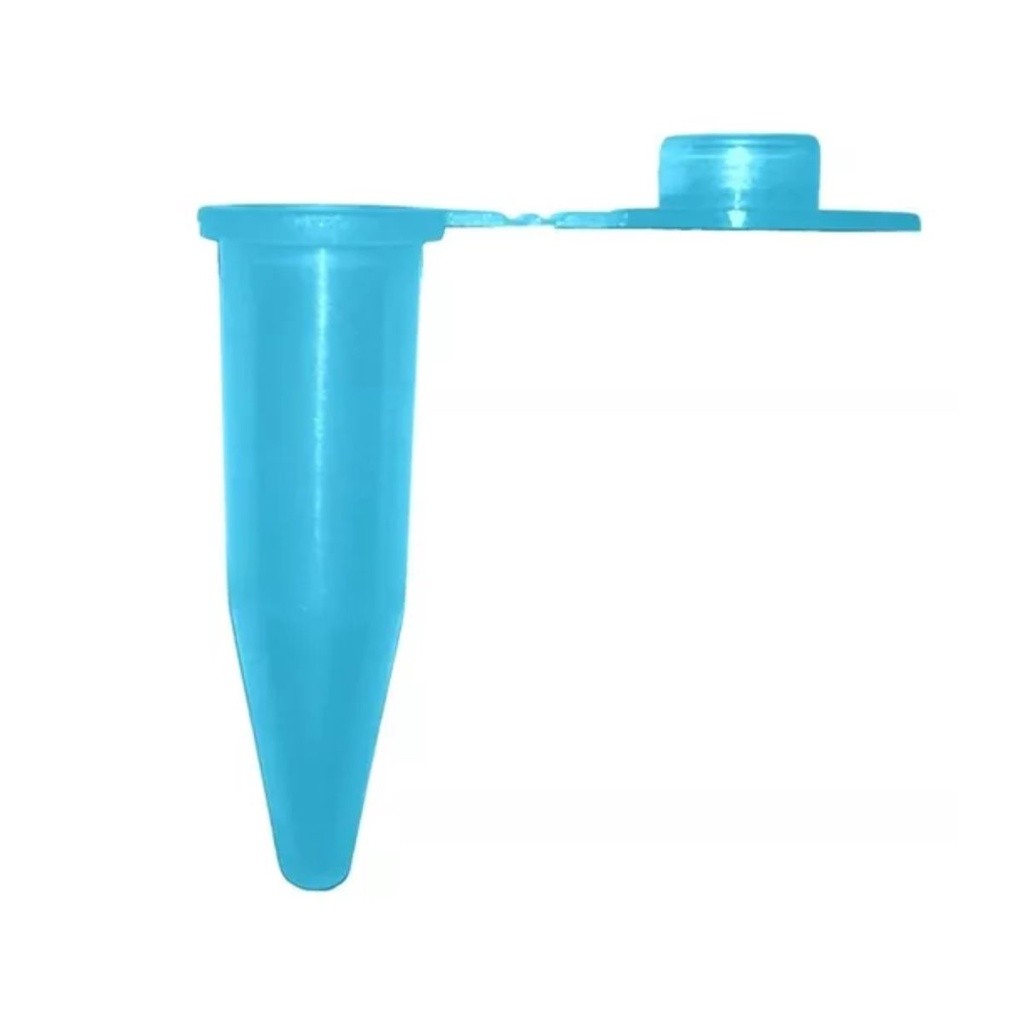 Microtubo Pino Flaconete 0,9ml 500 Unidades - Azul Capsula Capa Micropino