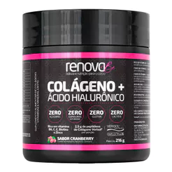 Colágeno + Ácido Hialurônico Renova Be Sabor Cranberry 216g